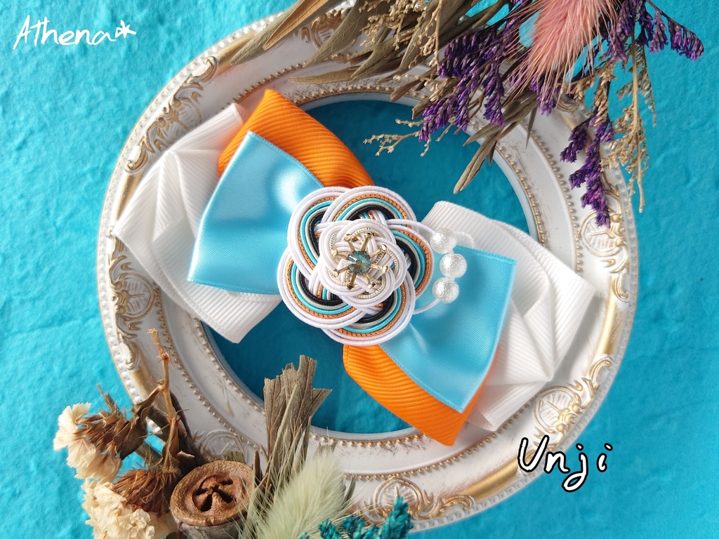 彩花-saika- リボンクリップ (太刀)