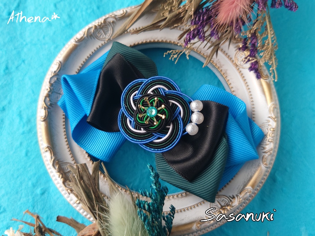 彩花-saika- リボンクリップ (太刀)