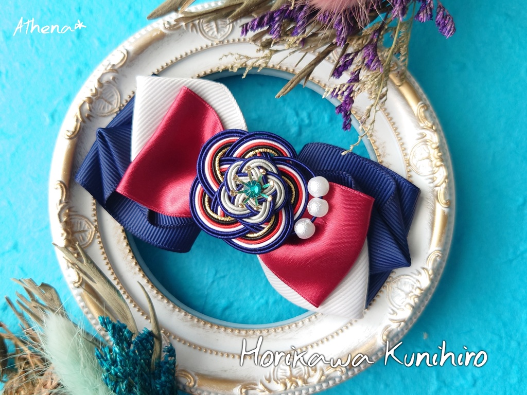 彩花-saika- リボンクリップ(脇差)