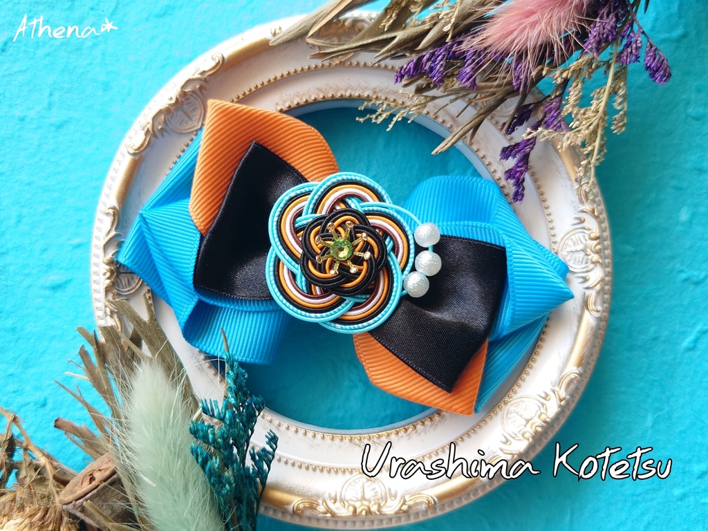 彩花-saika- リボンクリップ(脇差)