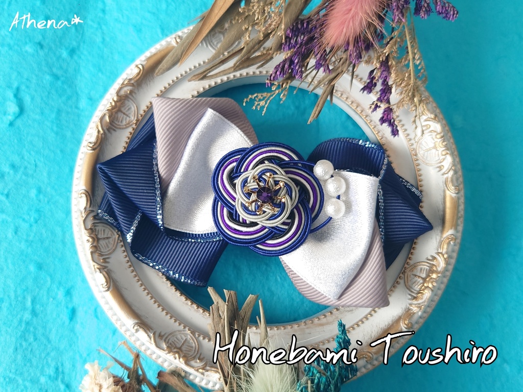 彩花-saika- リボンクリップ(脇差)