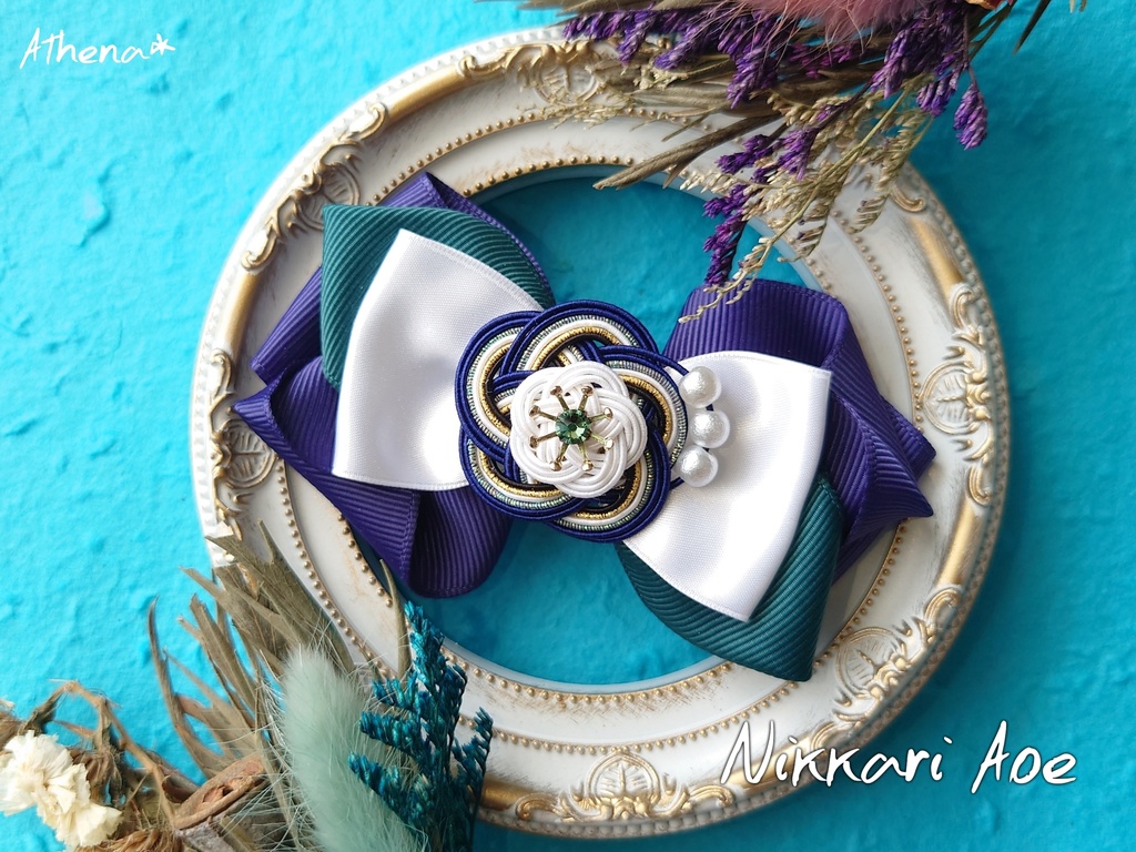 彩花-saika- リボンクリップ(脇差)