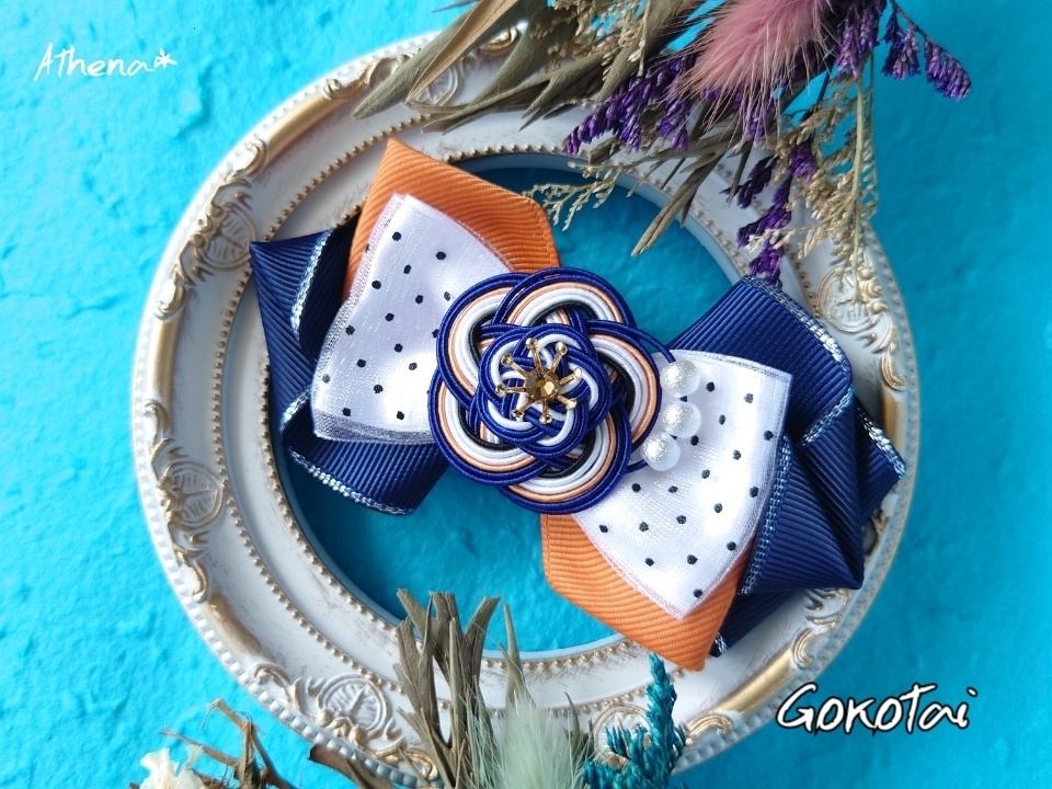 彩花-saika- リボンクリップ(短刀)