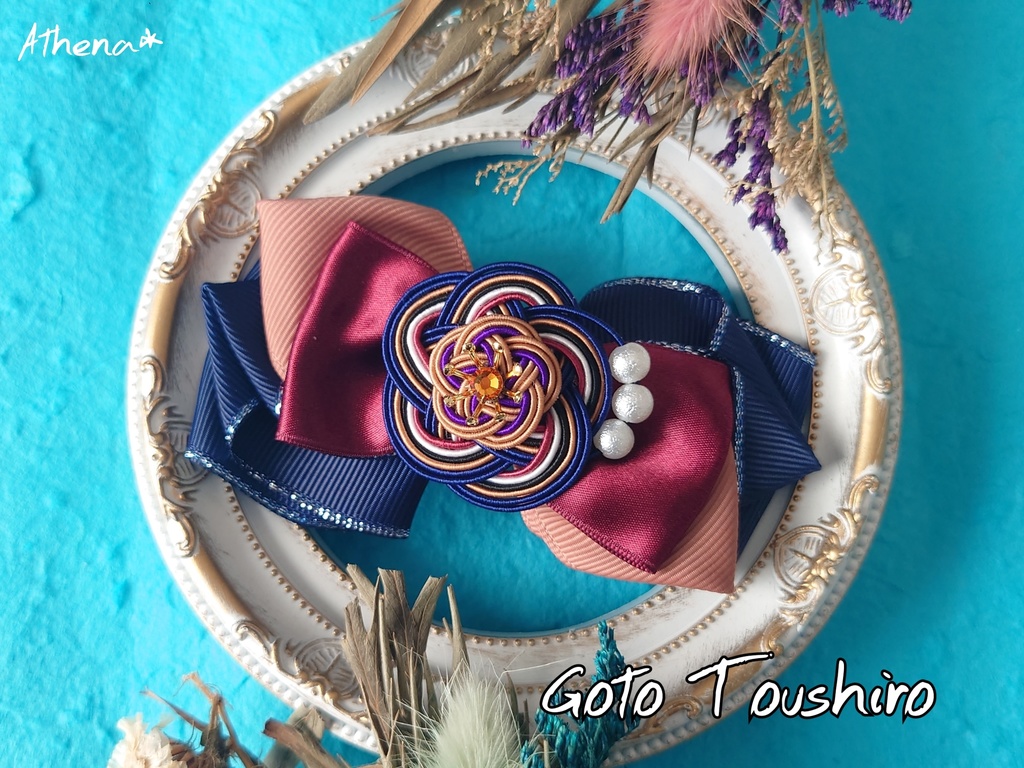 彩花-saika- リボンクリップ(短刀)