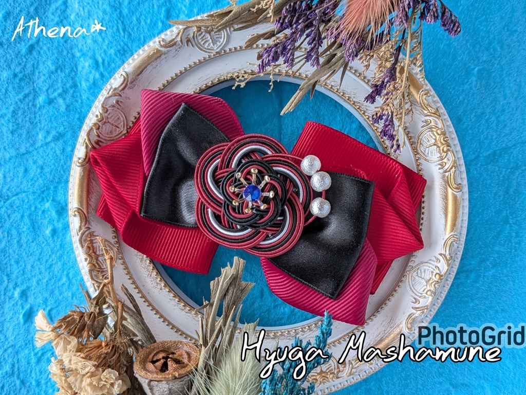 彩花-saika- リボンクリップ(短刀)