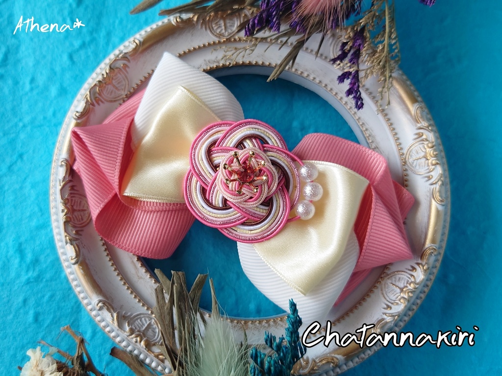 彩花-saika- リボンクリップ(短刀)