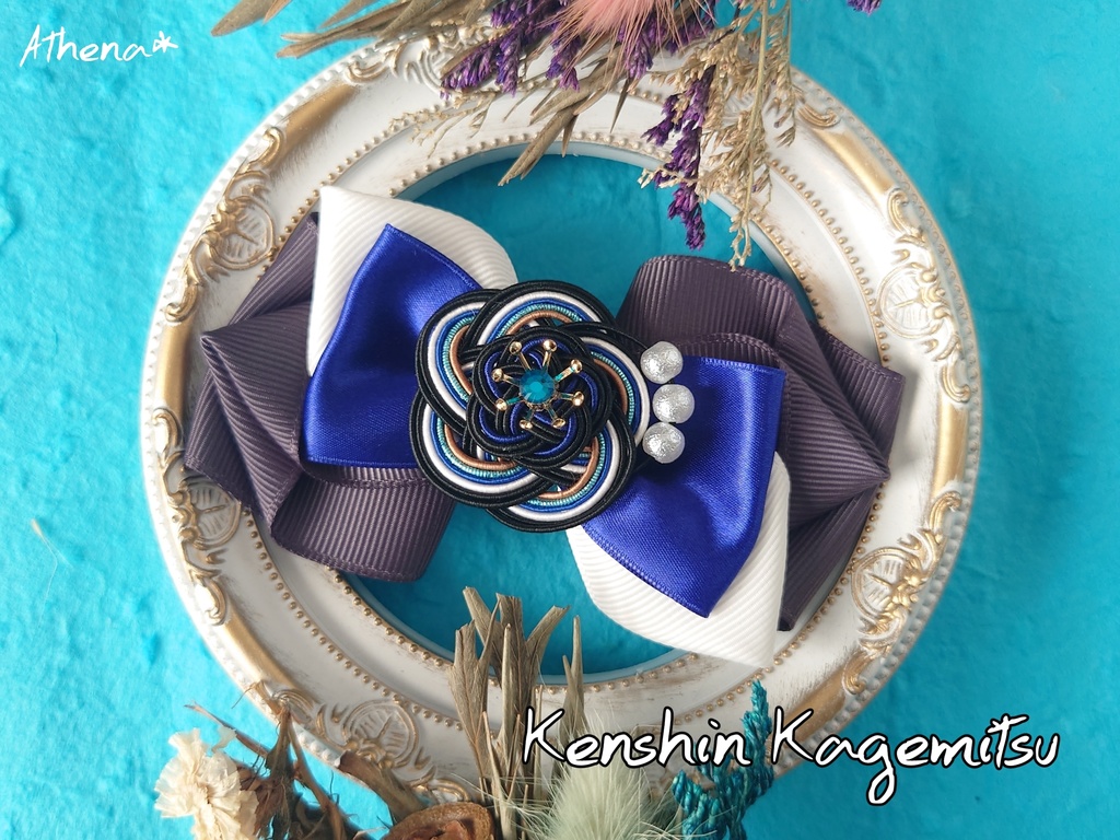 彩花-saika- リボンクリップ(短刀)