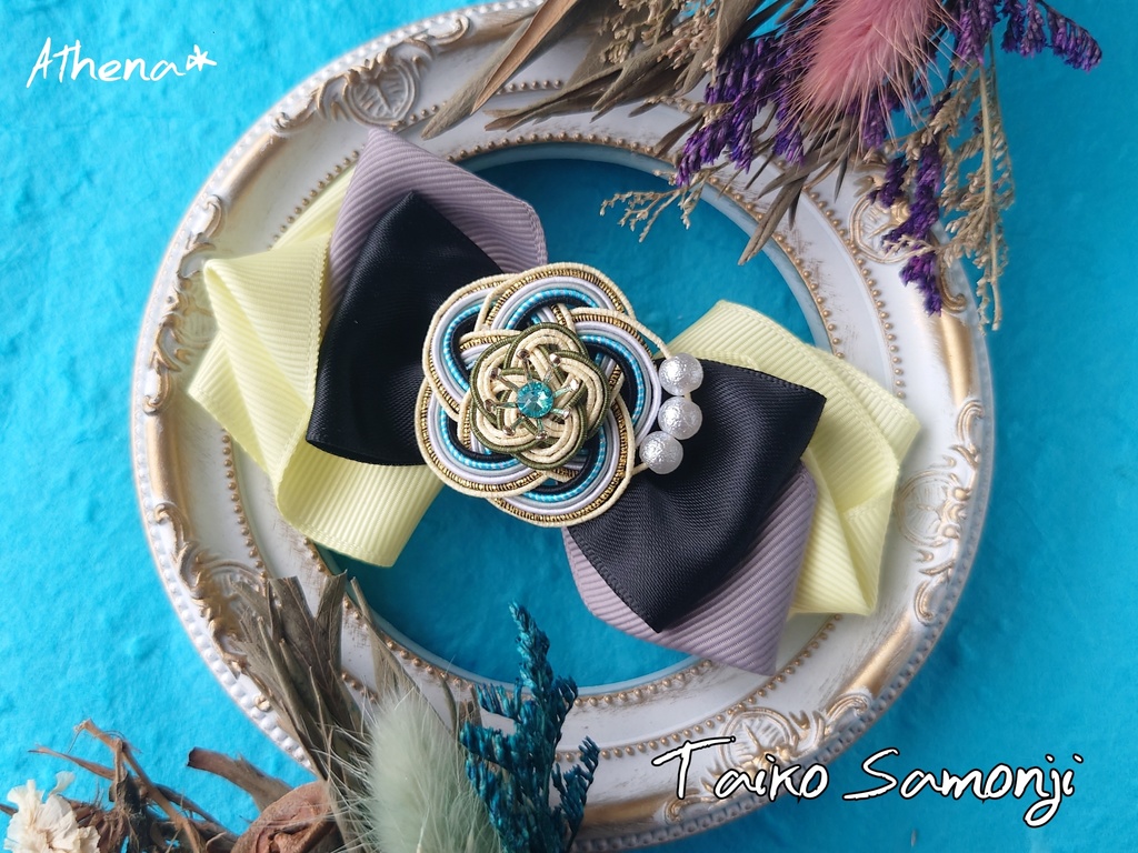 彩花-saika- リボンクリップ(短刀)