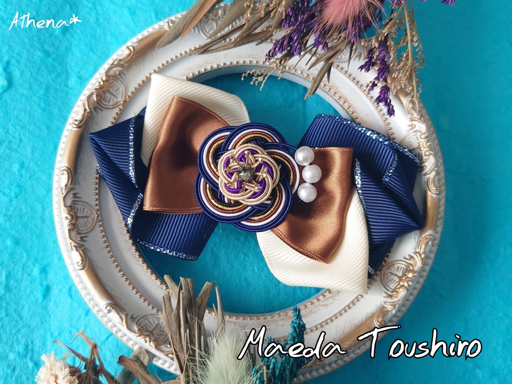 彩花-saika- リボンクリップ(短刀)