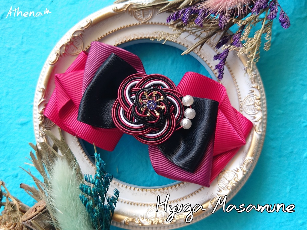 彩花-saika- リボンクリップ(短刀)