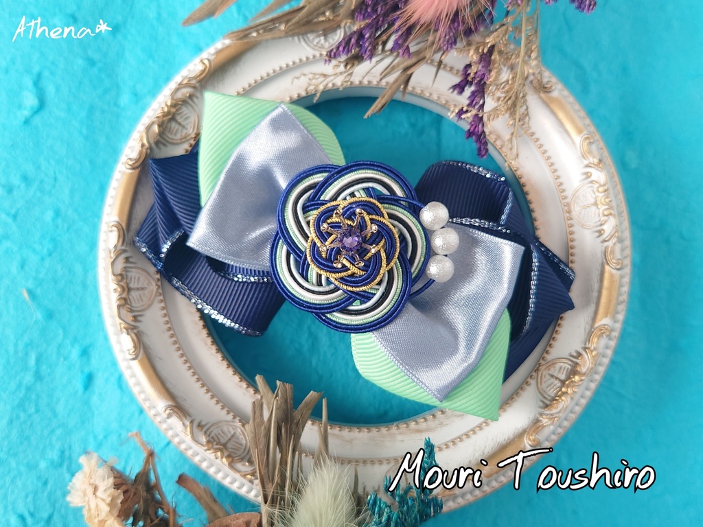 彩花-saika- リボンクリップ(短刀)