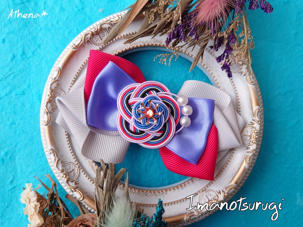 彩花-saika- リボンクリップ(短刀)