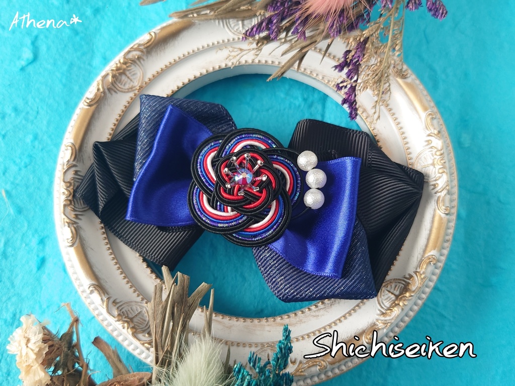 彩花-saika- リボンクリップ(大太刀,剣)