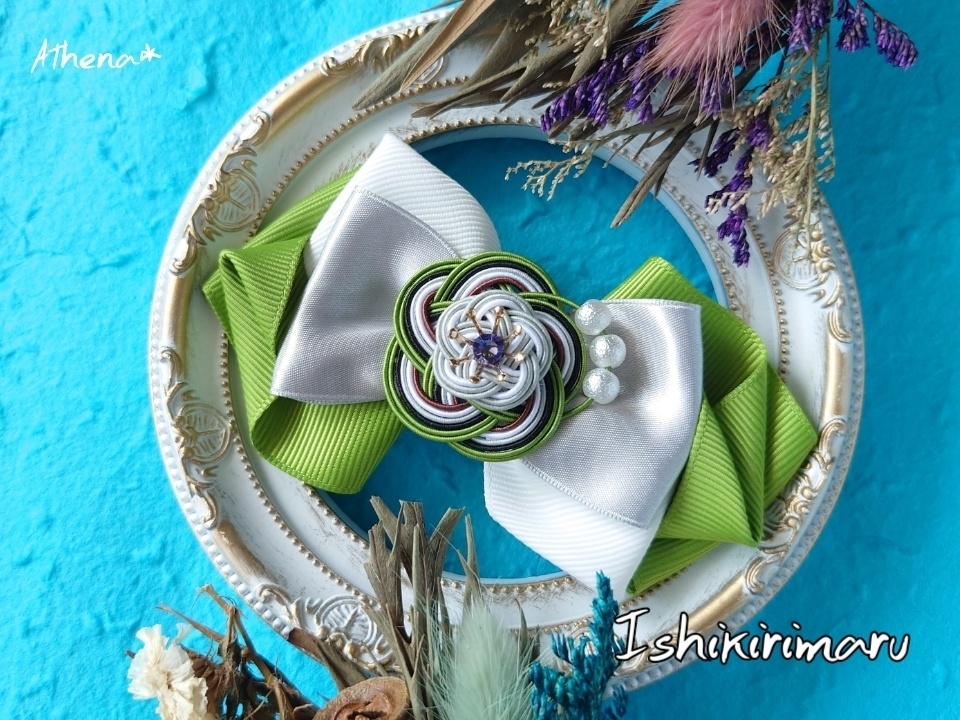 彩花-saika- リボンクリップ(大太刀,剣)