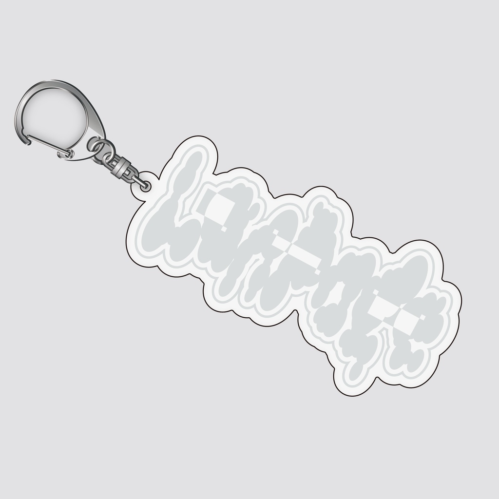 Acrylic Logo Keychain