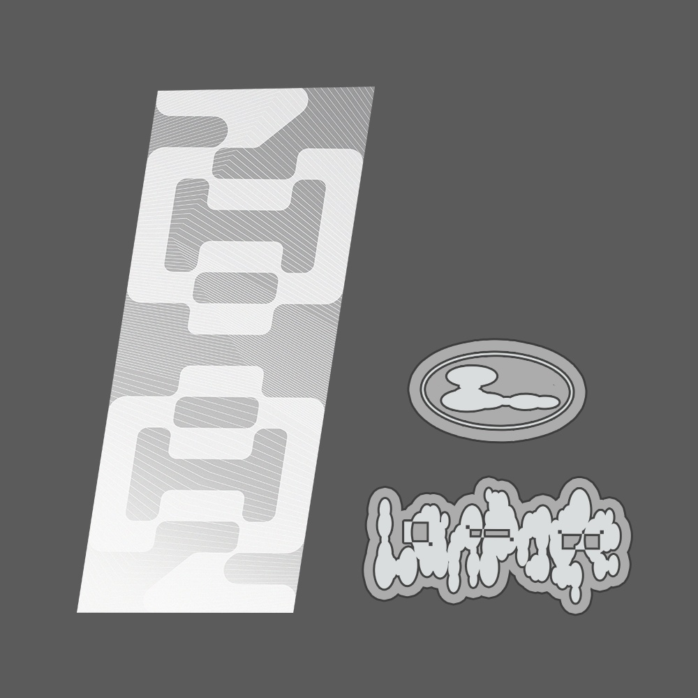 "面" DL card & sticker set