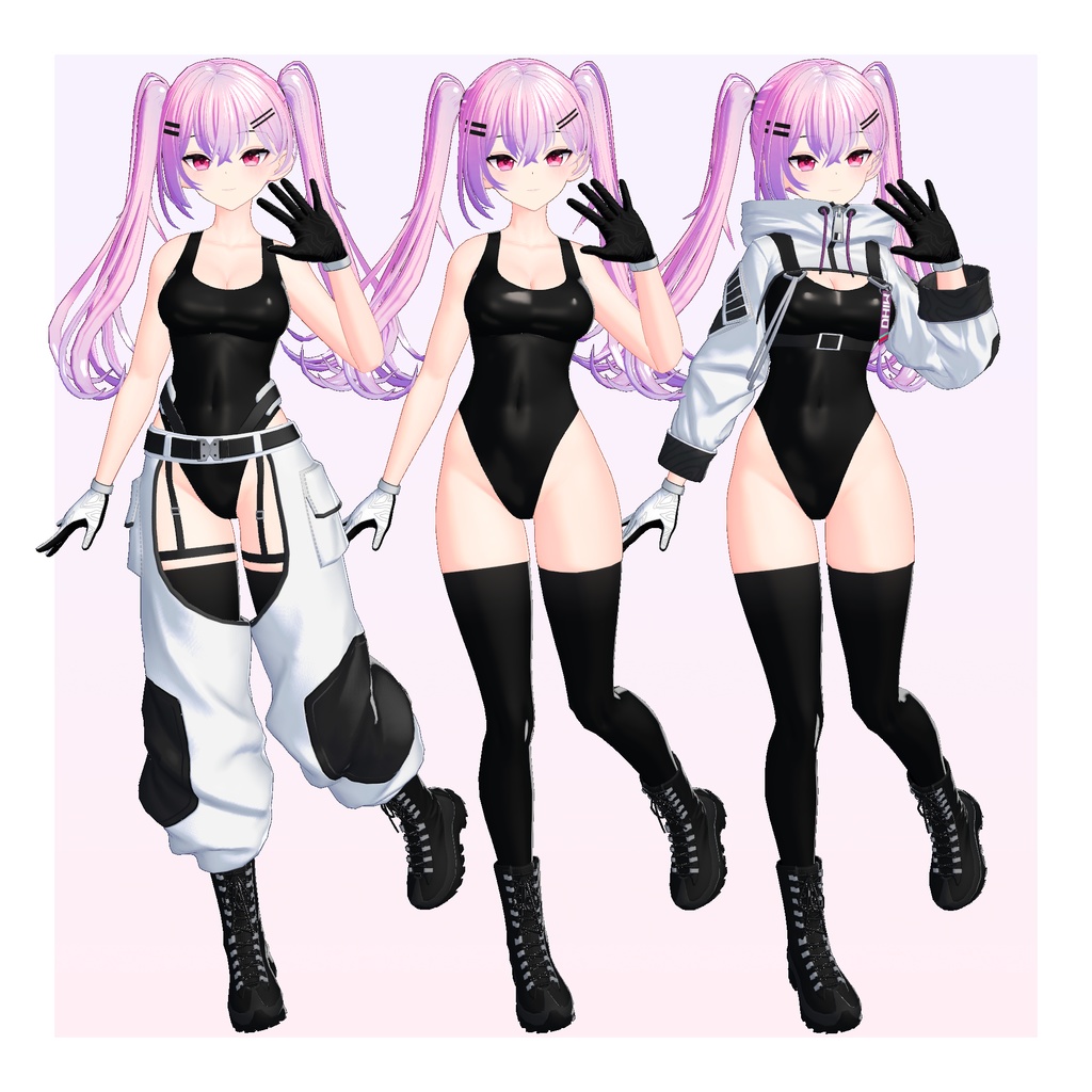 オリジナル3Dモデル「ミホ」Tactical Ver.