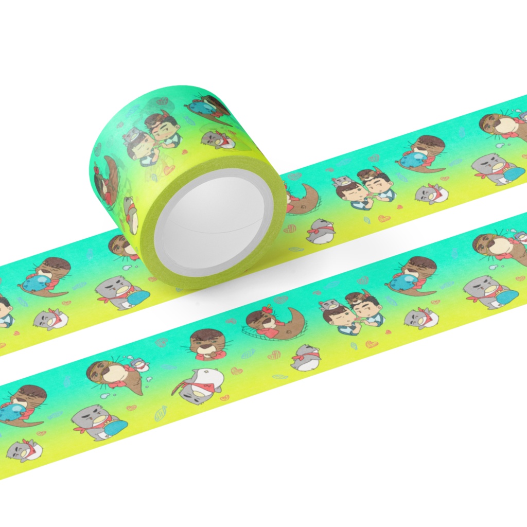 でぇだら水族館のふってぇマステ①