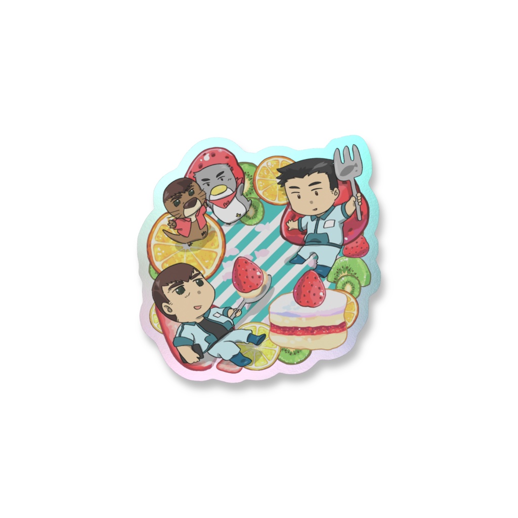 デェ水スマホシール(スイーツ)