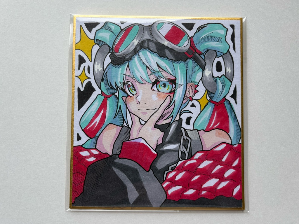 HEROミニ色紙(顎ピ)