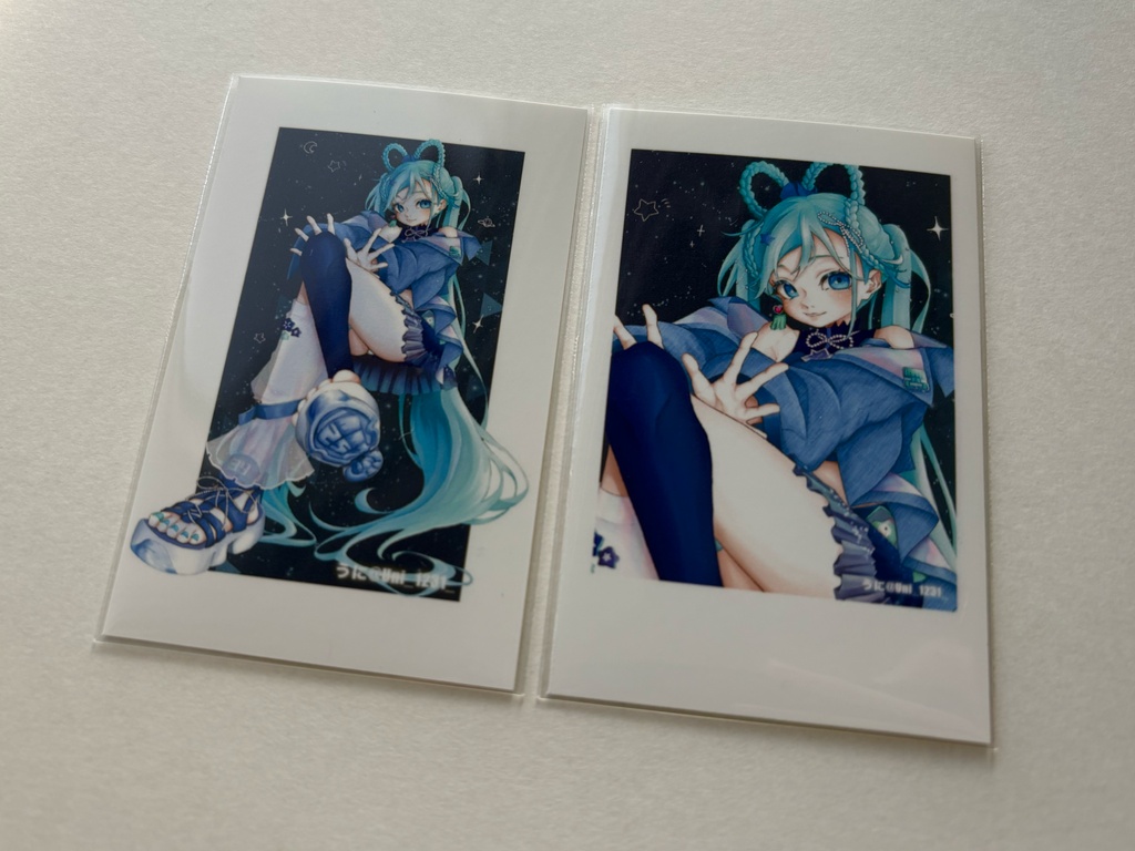 織姫チェキ風ミニブロマイドセット