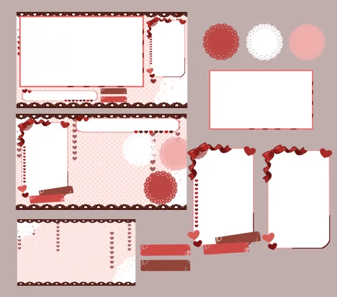 【限定1点】いちごチョコなクマ耳少女【配信背景付き】