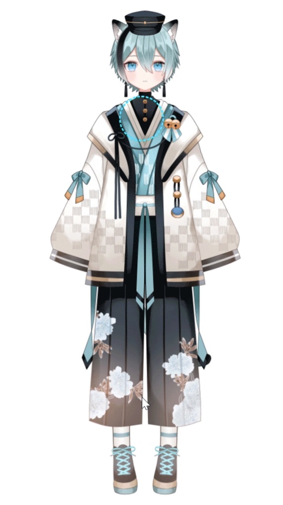 【限定1点】和風猫の男の子【VTS対応】