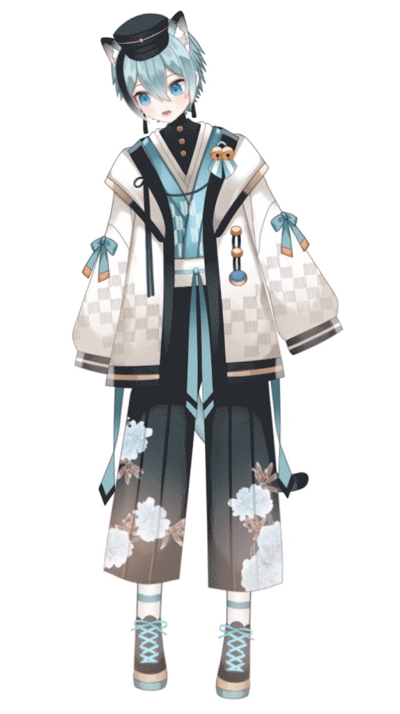 【限定1点】和風猫の男の子【VTS対応】