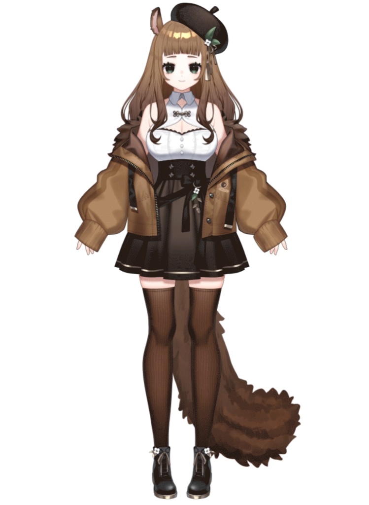 【限定1点】リスの女の子【VTS対応】