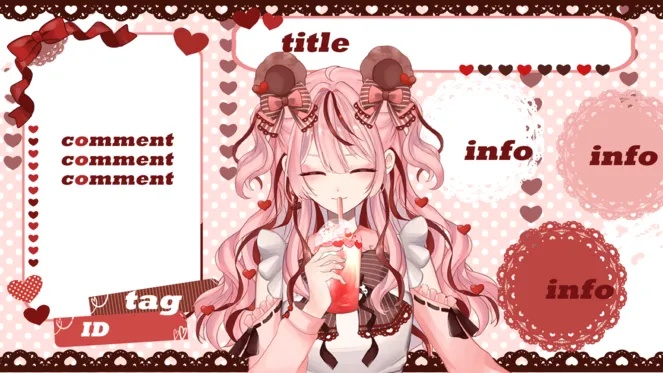 【限定1点販売中】いちごチョコなクマ耳少女【VTS対応】