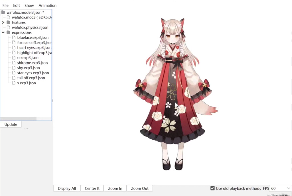 【限定1点】和キツネの女の子【VTS対応】