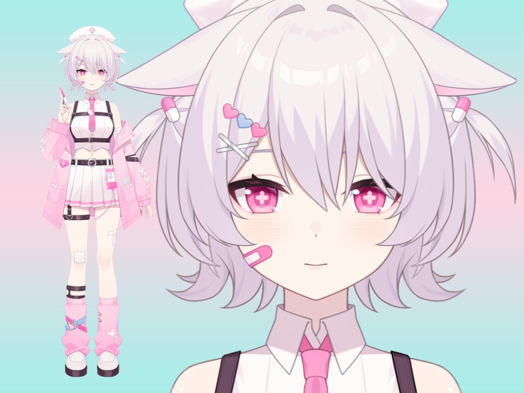 【限定1点】ぴんくナースちゃん【VTS対応】