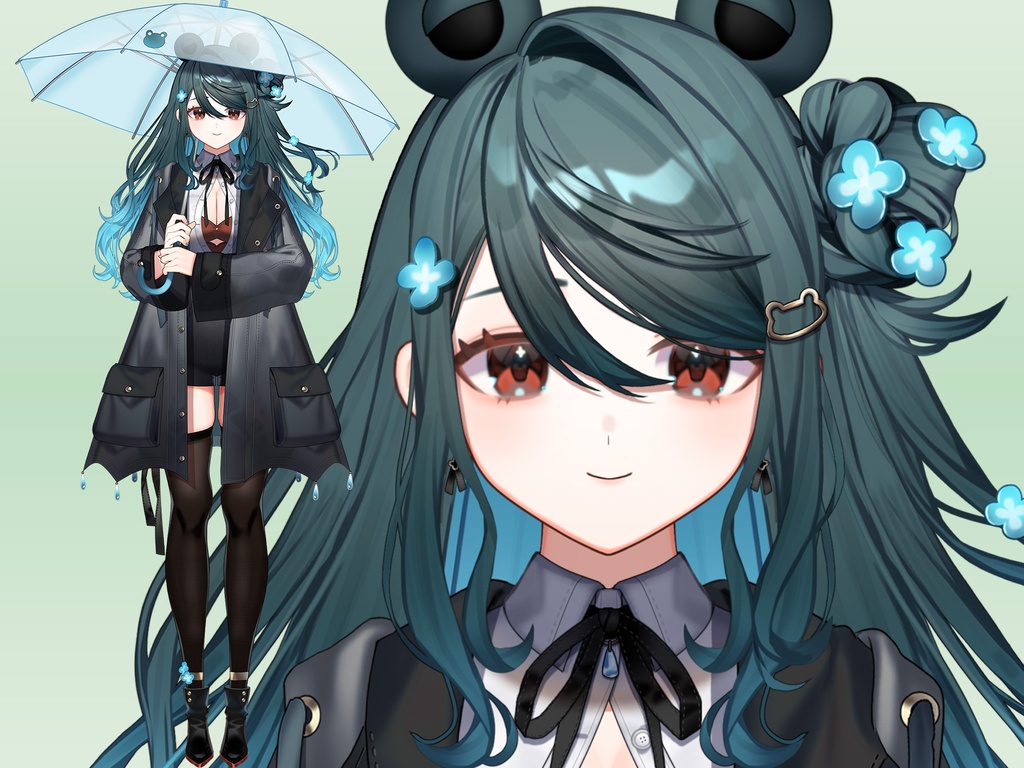 【限定1点】カエルの女の子【VTS対応】