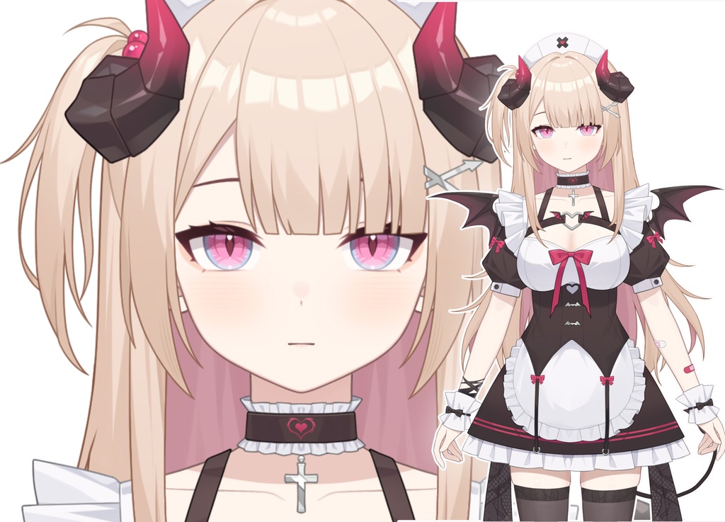 【限定1点】サキュバスメイドちゃん【VTS対応】