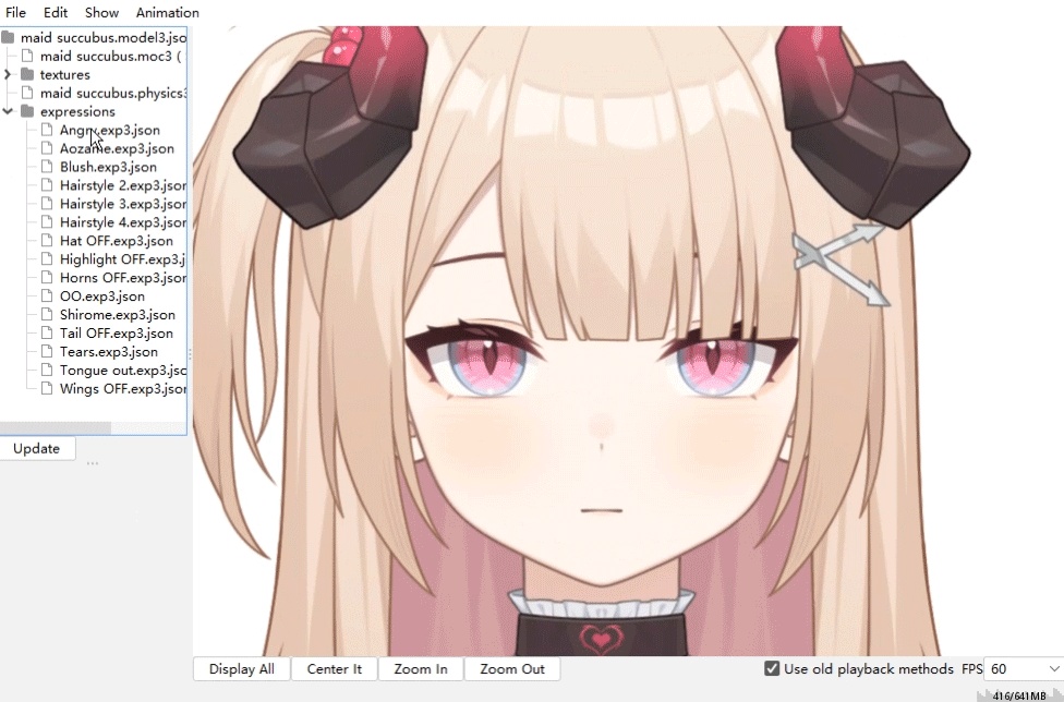 【限定1点】サキュバスメイドちゃん【VTS対応】