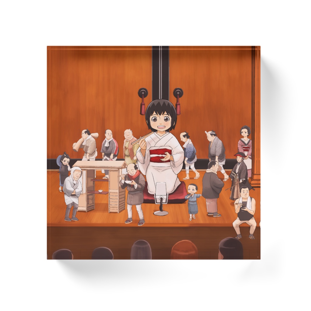 おちけん アクリルブロック