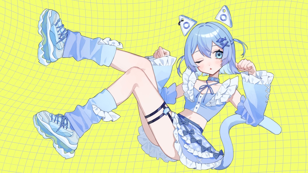 【1周年記念グッズ】スウェット/ホワイト×イエロー