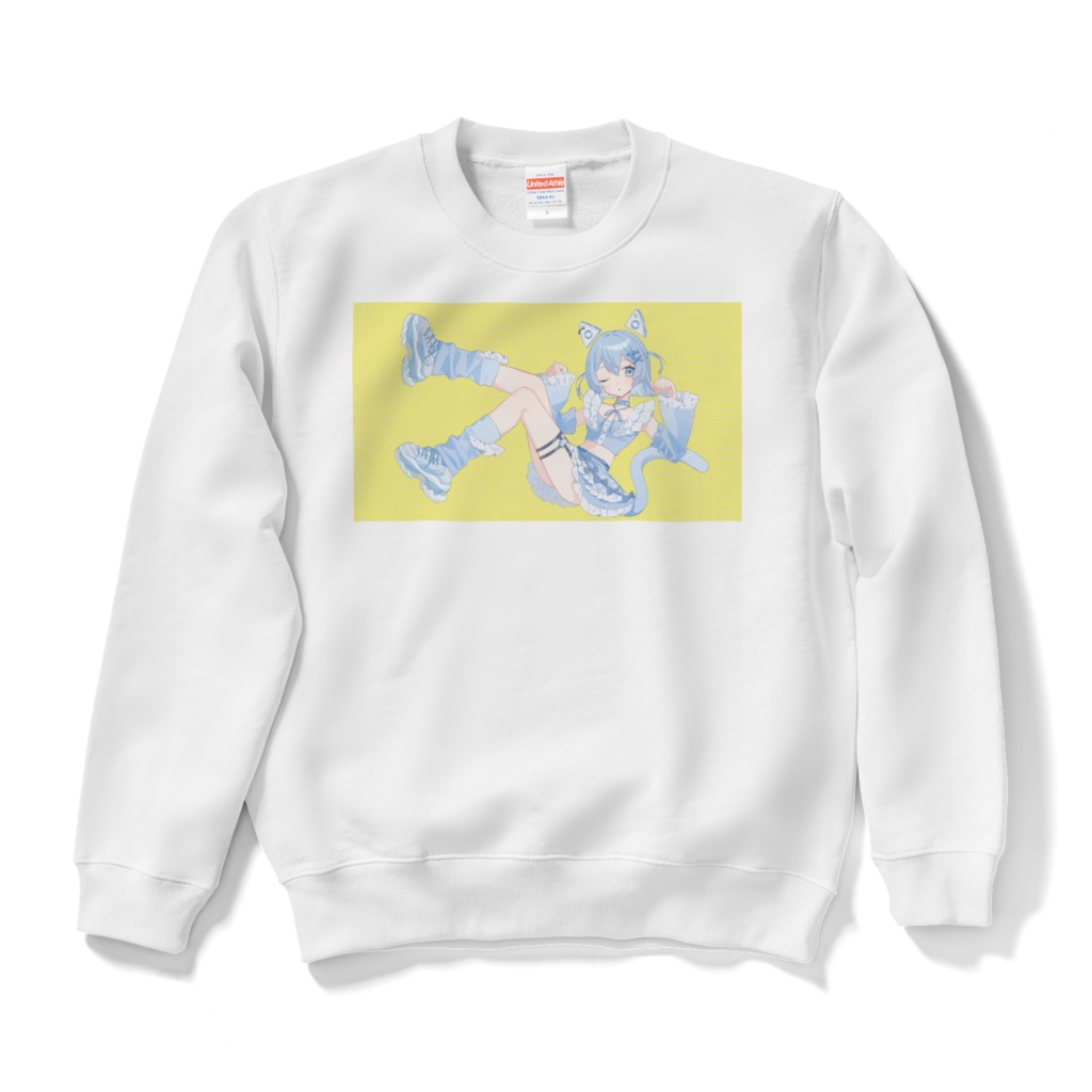 【1周年記念グッズ】スウェット/ホワイト×イエロー