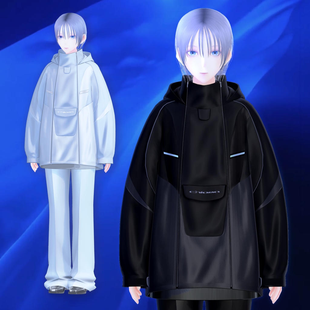5アバター対応 [3Dモデルウェア] Y2Kｱﾉﾗｯｸ :division model