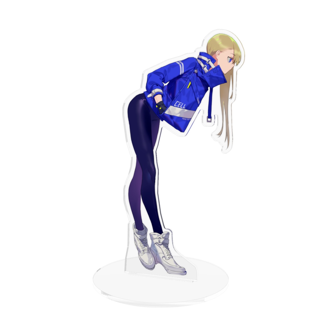 青アクリルフィギュア