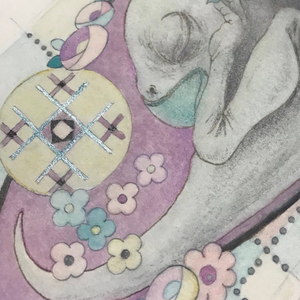 【原画】恐竜の胎児