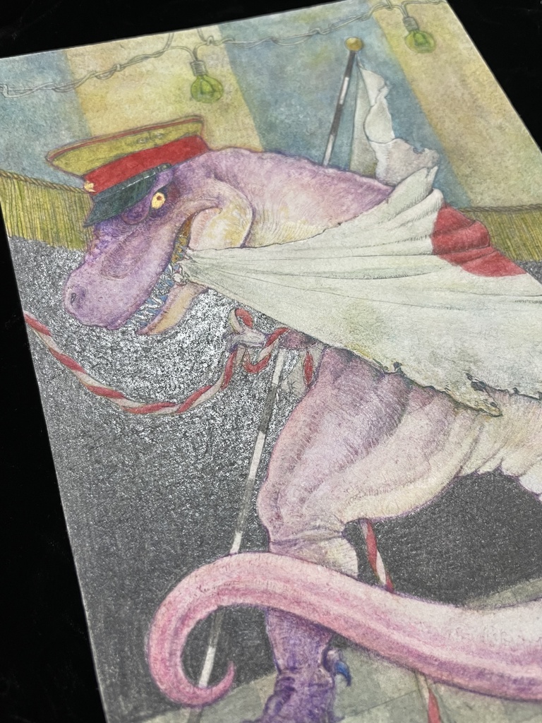 【原画】見返りティラノサウルス