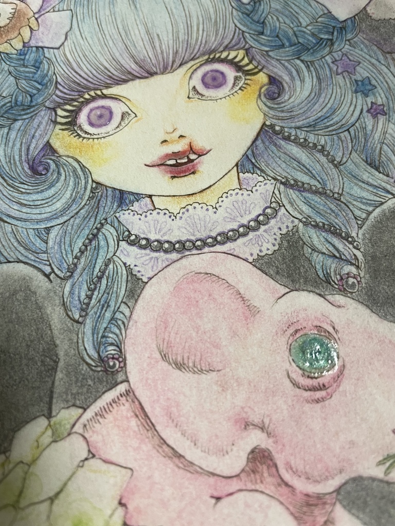 【原画】魔女と使い魔