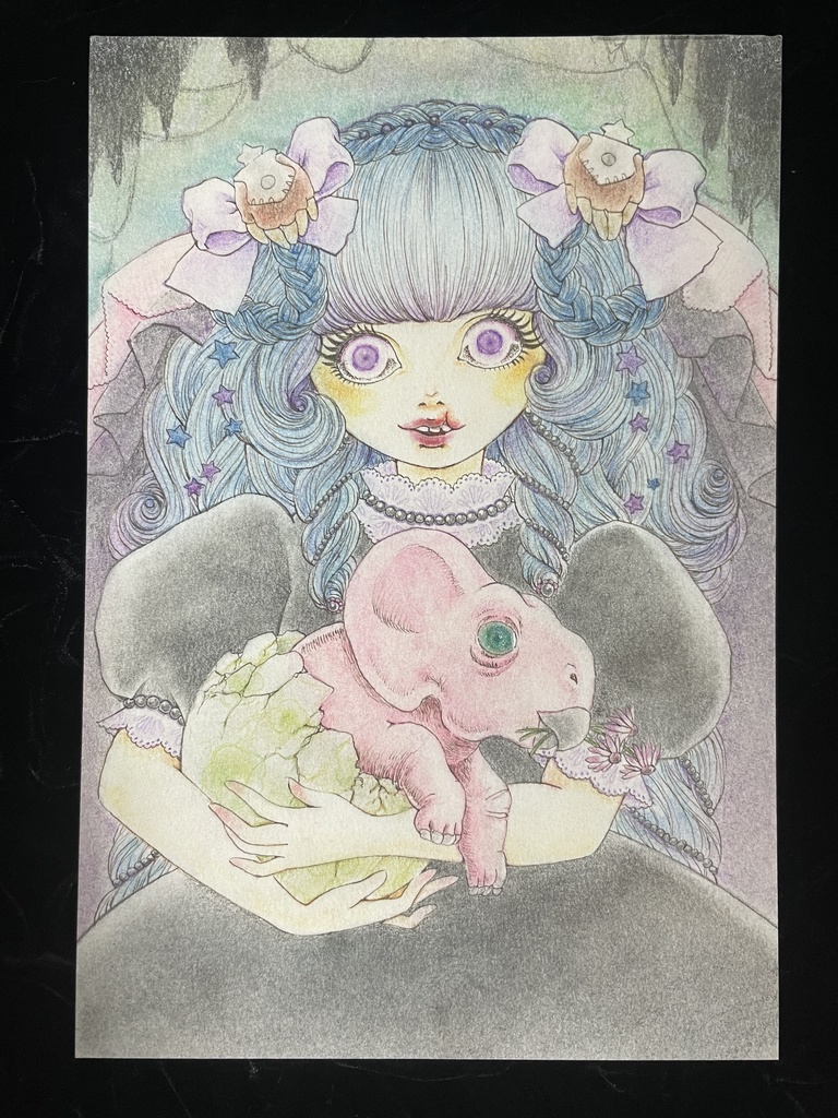 【原画】魔女と使い魔