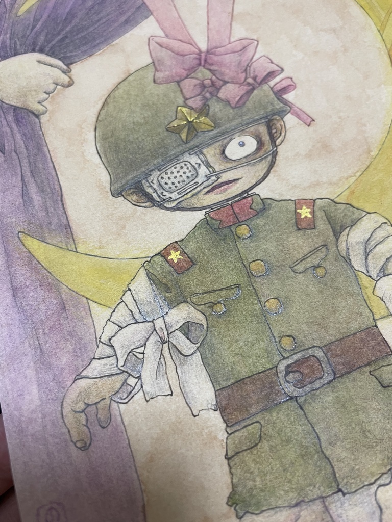 【原画】軍人と少女