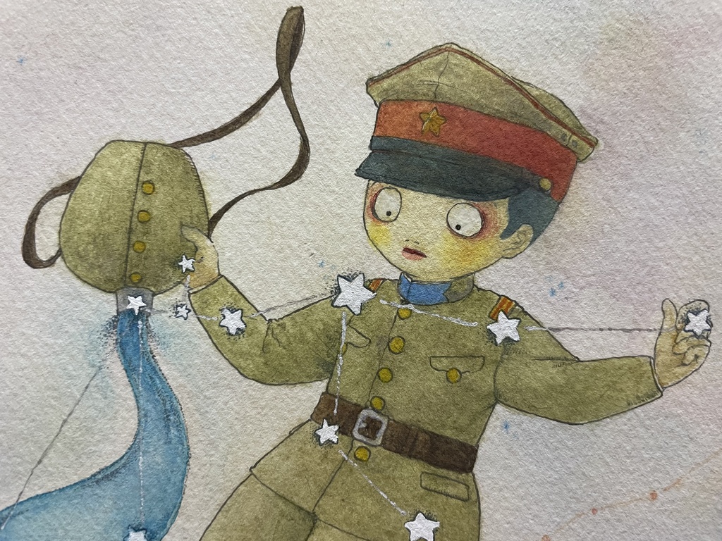 【原画】みずがめ座とみなみのうお座