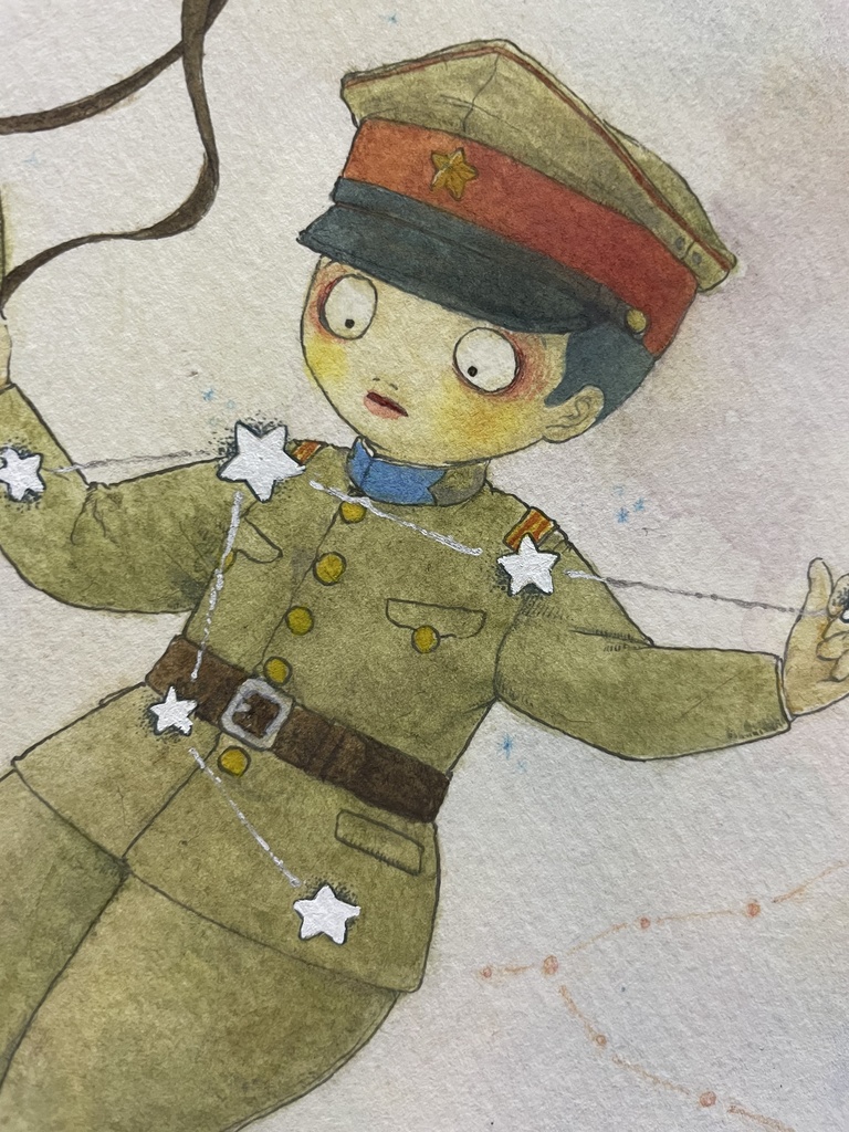 【原画】みずがめ座とみなみのうお座