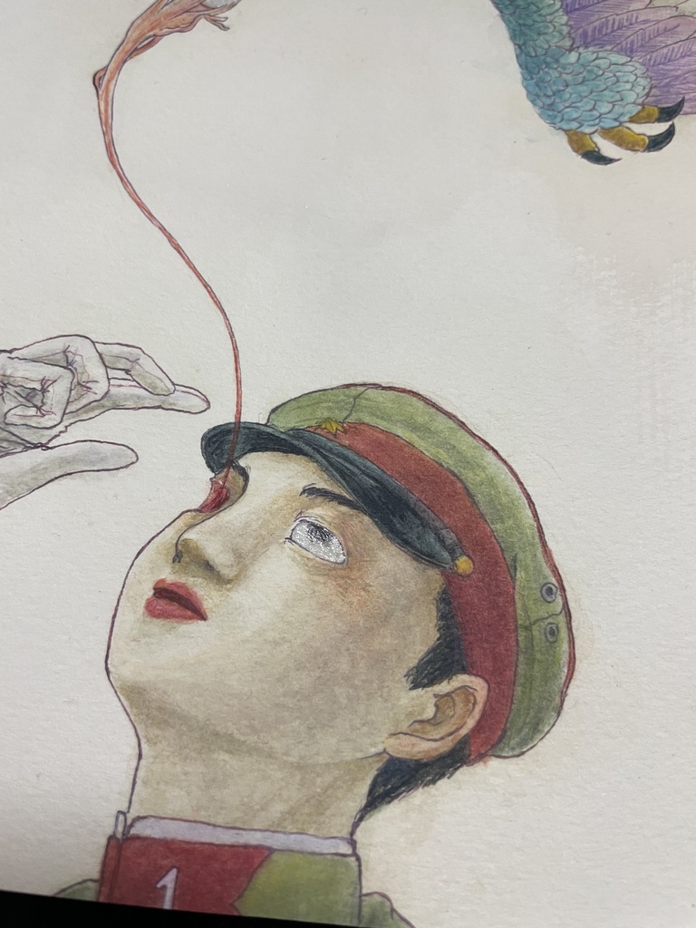 【原画】始祖鳥の好物