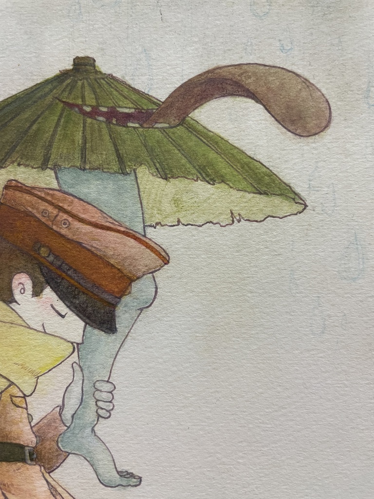 【原画】あめふり