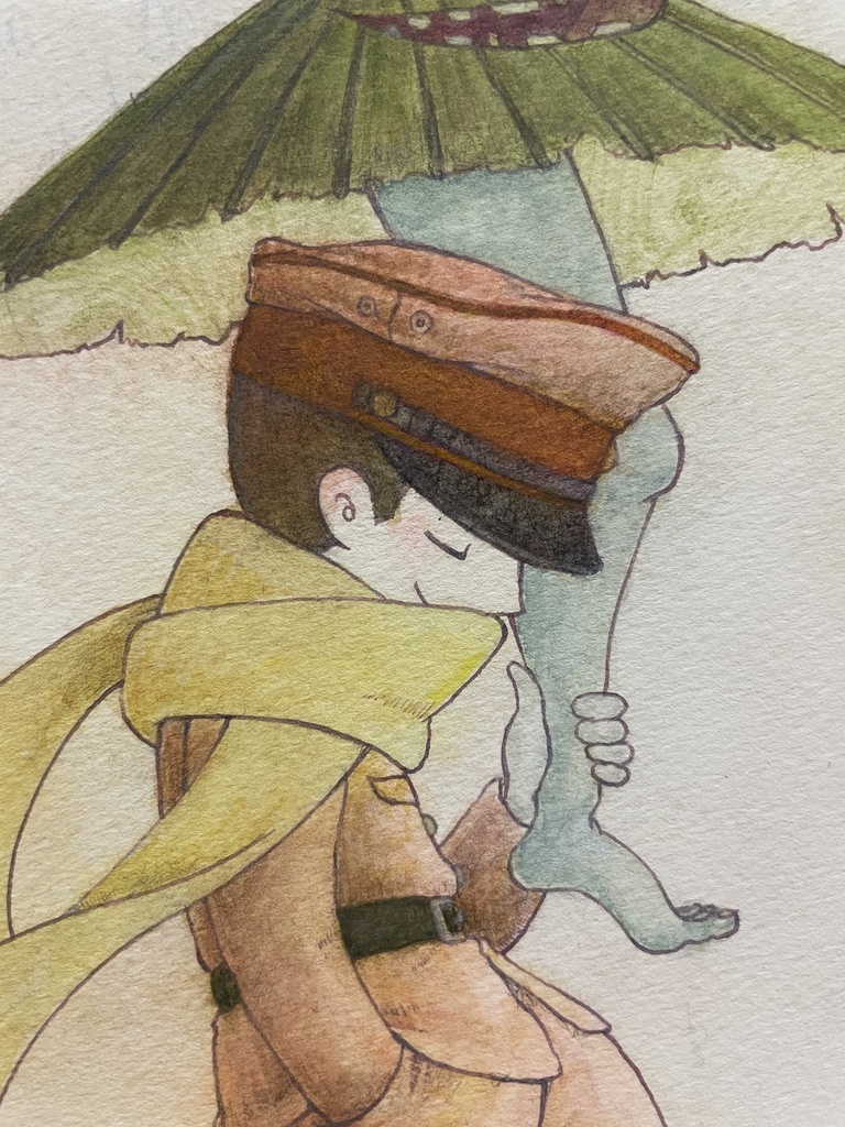 【原画】あめふり